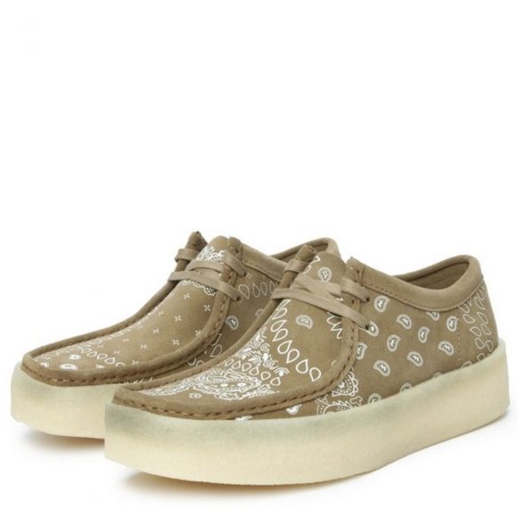 clarks Wallabee Cup Dark Olive print main image 15